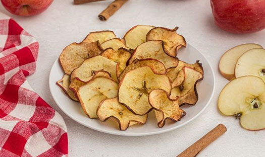 chips de manzana crujientes